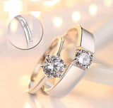 Silver Plated Couple's Ring